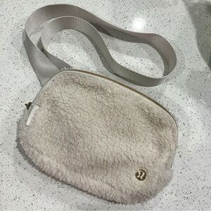 Lululemon Athletica Cream Crossbody Bag